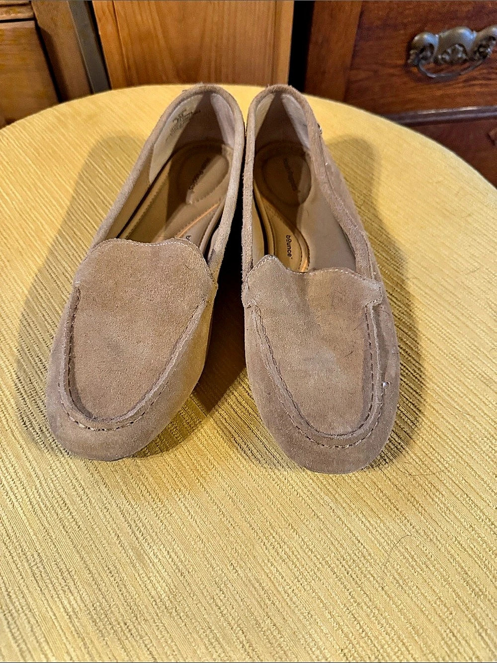 Hush Puppies Ozzie Driving Loafer Suede Loafers in Brown